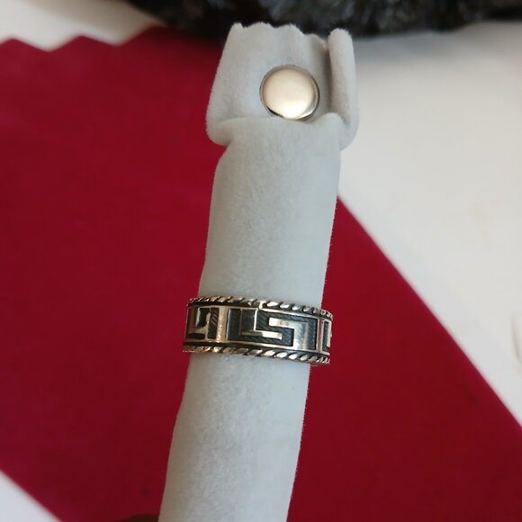 Greek Key Ring silver.925 - Picture 3 of 4